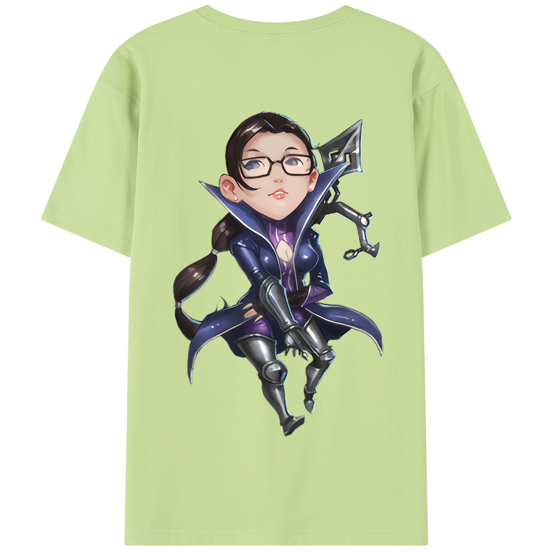 リーグ・オブ・レジェンド League of Legends LOL 綿100％半袖Tシャツ（背面プリント）